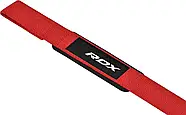 Лямки для тяги RDX S4 Gym Cotton Gel Straps Red Plus, фото 5