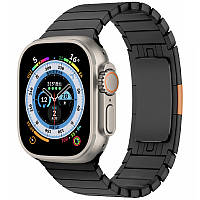 Металевий ремінець для Apple watch 38mm 40mm 41mm / ремінці на Епл вотч 38 40 41 Black