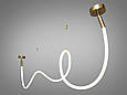 Світлодіодна люстра шланг потужністю 28W, бронза, фото 2
