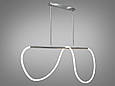 Світлодіодна люстра "Шланг", 32W, срібного кольору, фото 2
