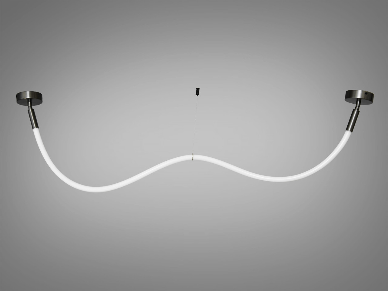 Ссвітлодіодна люстра шланг, 17W, чорний хром, фото 1