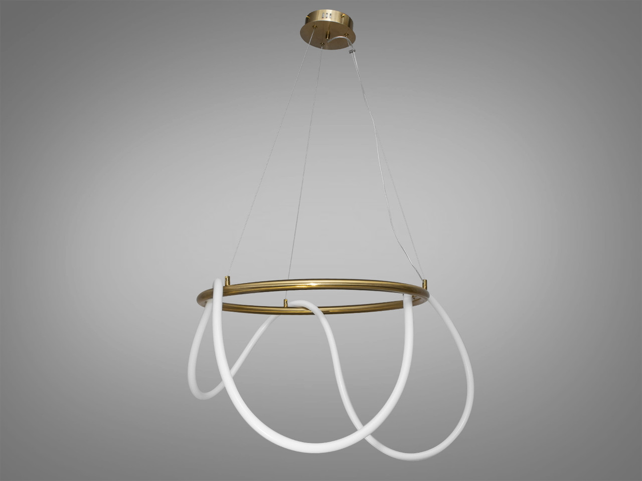 Люстра Шланг з серії "Роуплайт" в кабінет, 32W, бронза, фото 1