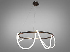 LED люстра з серії "Роуплайт", 48Вт, чорний хром