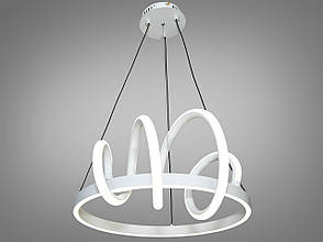 Світлодіодна люстра підвіс, 40 Вт, біла люстра