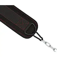 Пояс для обтяжень з ланцюгом RDX T7 Pro Dipping Belt 2 Layer неопреновий Army Green, фото 4