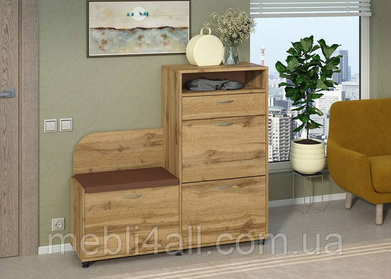 Тумба для взуття Б-5 з сидінням, фото 1