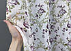 Готова тюль (2,5х2,7м.) з батиста, колекція "Flora". Колір білий з квітковим принтом. Код 1145т 42-0391, фото 4