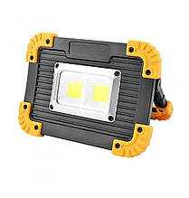 Лампа прожектор ліхтар 20 Вт від 2*18650 павербанк