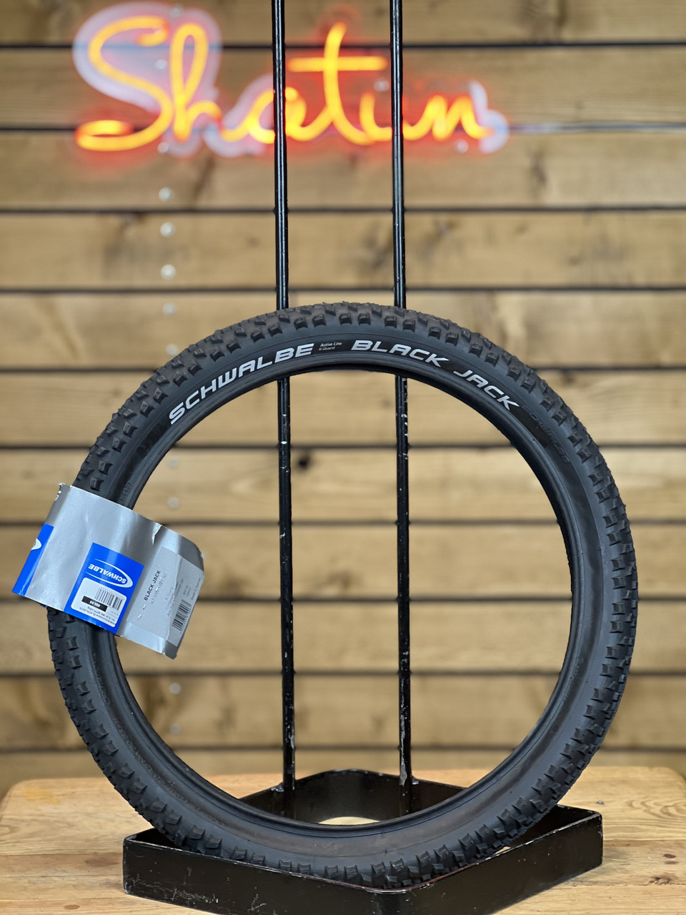 Покришка на велосипед 18x1.75 Schwalbe BLACK JACK (47-355) 50TPI 420g, фото 1