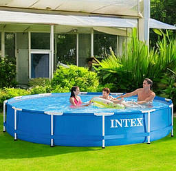 Каркасний басейн, 366*76 см, Intex 28210, об'єм 6503 л