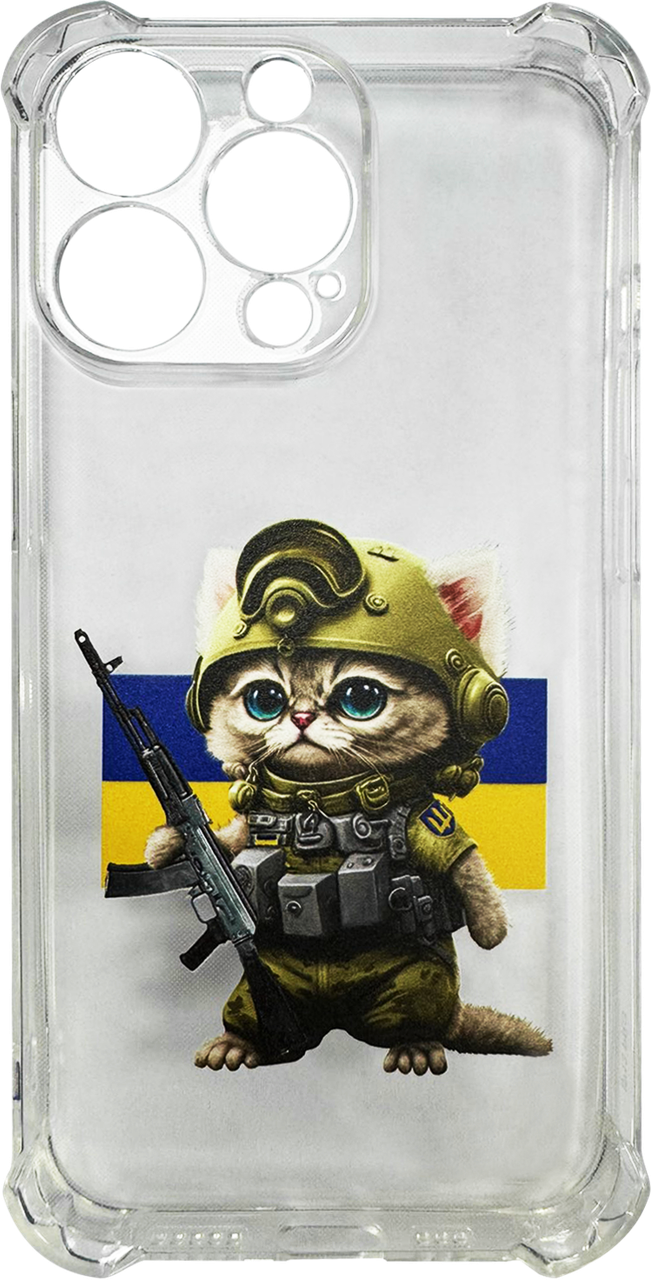 Силікон iPhone 13 Pro clear Heroes of Ukraine Case
