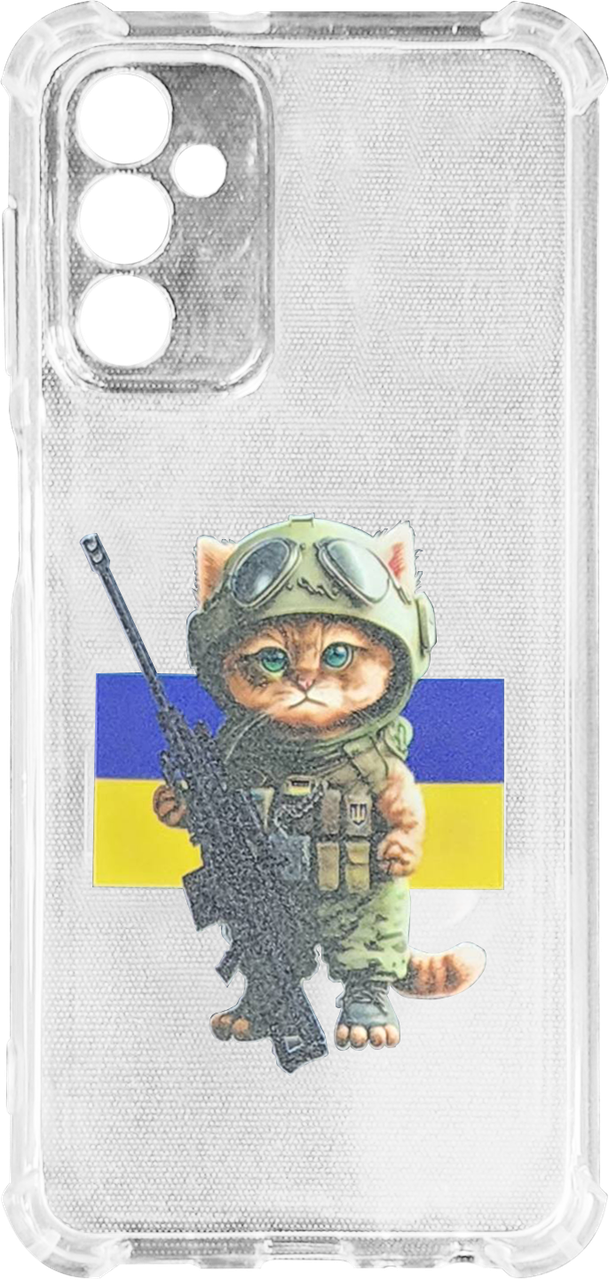 Силікон SA M135/M236 clear Heroes of Ukraine Case