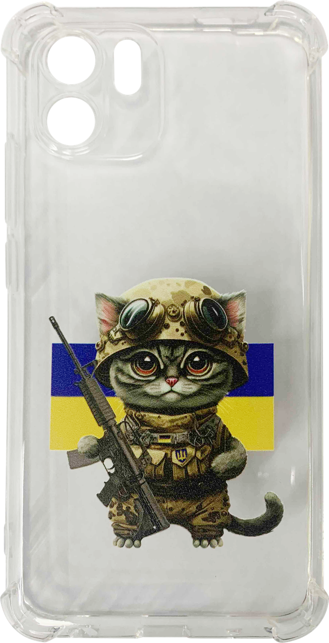 Силікон Xiaomi Redmi A1/A2 clear Heroes of Ukraine Case