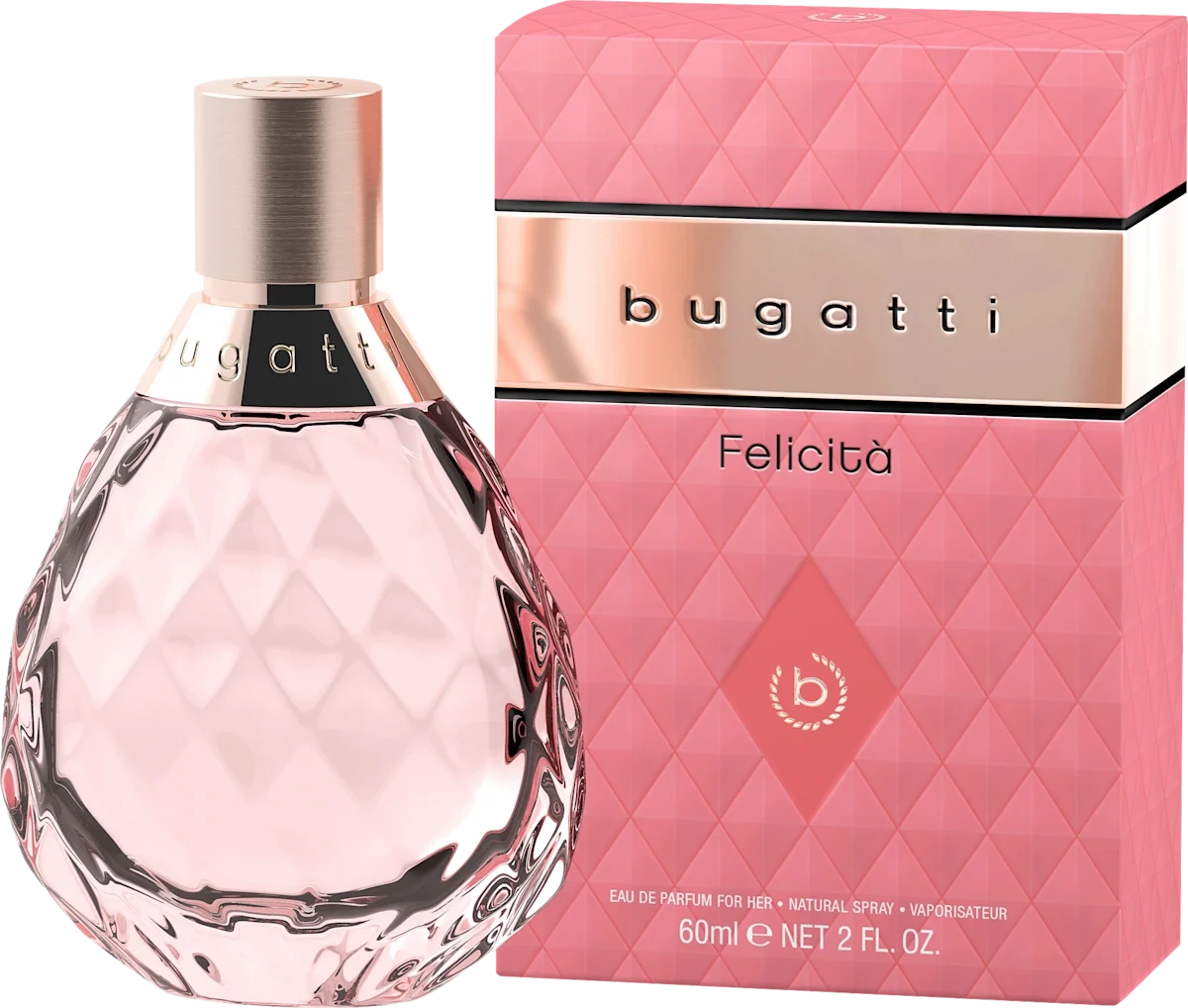 Жіноча парфумована вода bugatti Felicita Rose, 60 мл