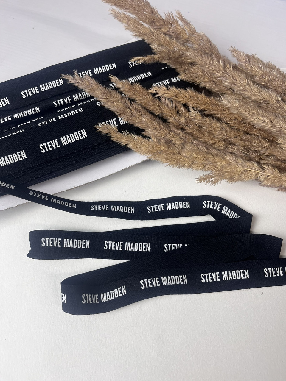 Стрейчева бейка резинка Steve madden чорна , 15 мм, фото 1