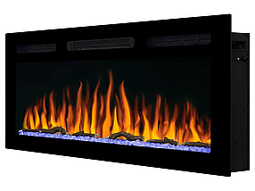 Електрокамін ArtiFlame AF40WR зі звуком і обігрівом потужність 1,8 кВт до 30 кв.м діагональ 101,6см