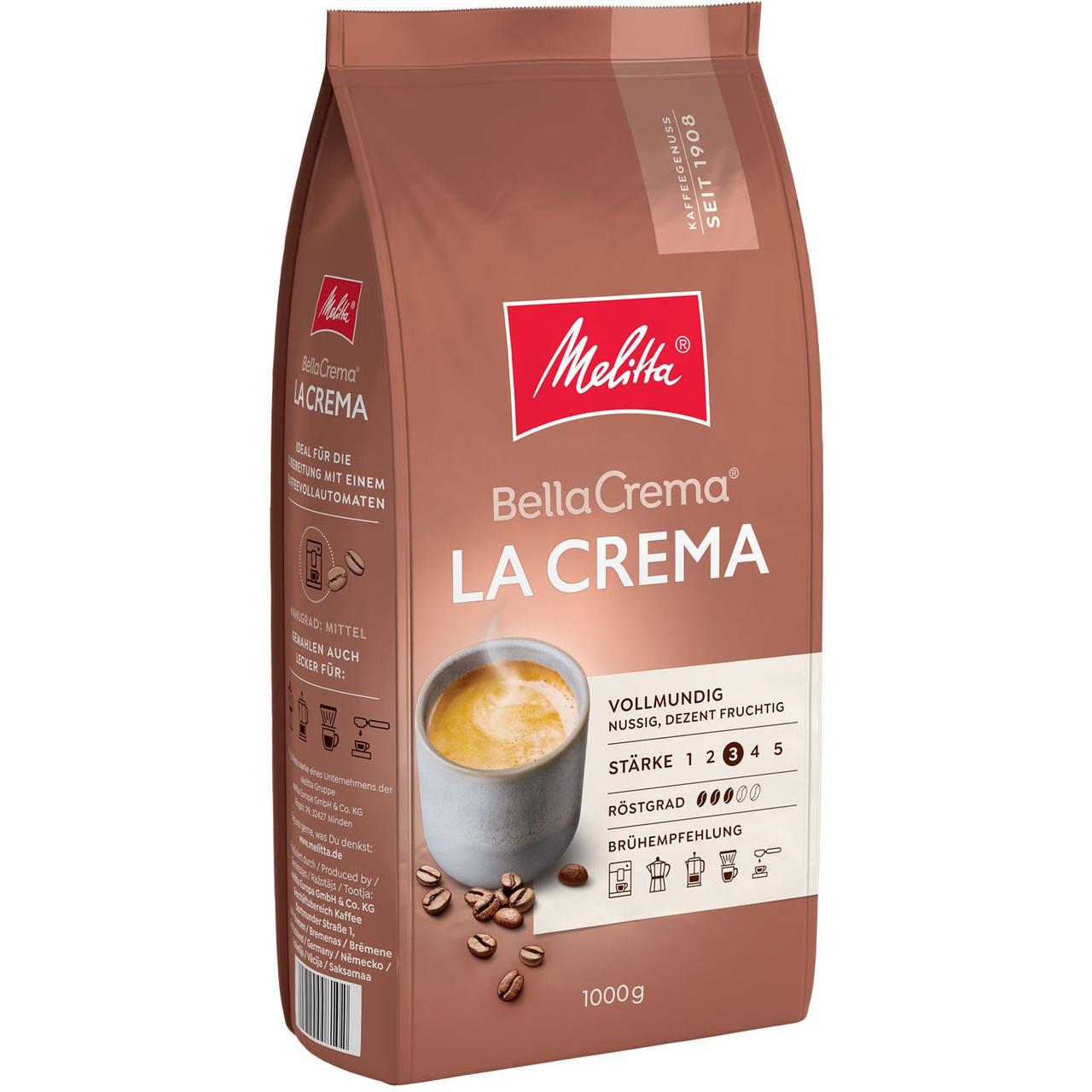 Кава в зернах Melitta BellaCrema® La Crema, 1кг, фото 1