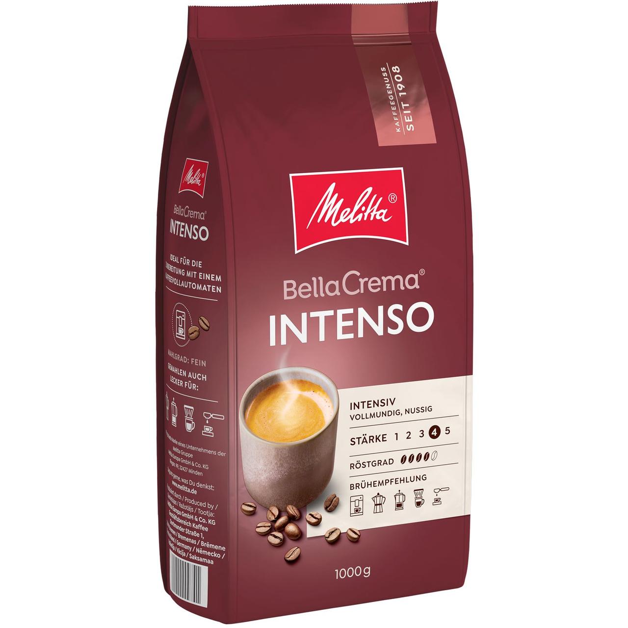 Кава в зернах Melitta BellaCrema® Intenso, 1кг
