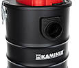 Пилосос для золи та сміття 15 л KAMINER 1170 (1200 Вт, подвійна фільтрація, неіржавка сталь), фото 3