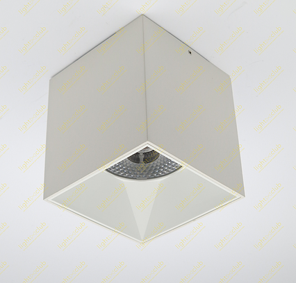 Світильник накладний Light Club 12Вт 3000К IP20 точковий білий LTR617BS-12-3-W, фото 1