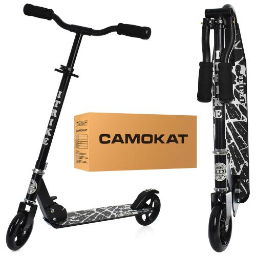Самокат дорослий складаний ITrike SR 2-039-8-B Чорний