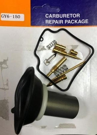 Рем. комплект карбюратора GY6-150 з мембраною