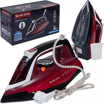 Праска парова з керамічним покриттям нагрівання від 80 до 220 °C, регульований пар резервуар об'ємом 450 мл