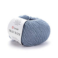 Yarnart SILKY WOOL (Сiлкi Вул) № 331 джинс (Пряжа вовна з шовком, нитки для в'язання)