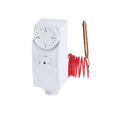 Термостат механічний занурювальний з виносною гільзою 100 мм, зовнішньої регуляції 0-90℃