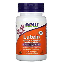 Лютеїн NOW Foods 10 мг 120 капсул