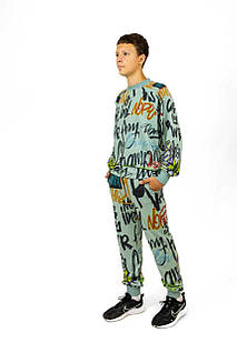Костюм «Graffiti» для мальчиков оливковый