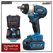 Акумуляторний безщітковий ударний гайковерт Redbo OAW-20/200PBL 200 Нм АКБ 20 В 4 Ач