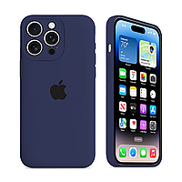 Чохол із захистом камери Kassel Silicone Camera Protective для iPhone 14 Pro (08) темно-синій Dark Blue