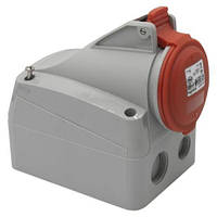 Розетка накладна 16A 3К+З 415В IP44  P17 Tempra Pro 555158