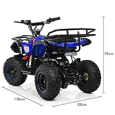 Квадроцикл дитячий Profi HB-EATV800N-4 V3 (мотор 800W/36V, акумулятори 3x12V/12AH), фото 3