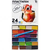 Пластилін 24 кольори по 8г, "Гамма"7С: 7C32401 купити дешево оптом в інтернет-магазині