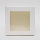 Коробка для тістечок із віконцем 130*130*60, фото 2