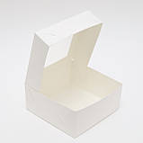 Коробка для тістечок із віконцем 130*130*60, фото 3