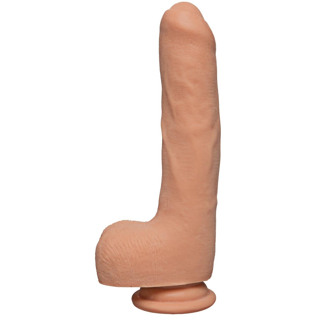 Необрізаний фалоімітатор Doc Johnson The D - Uncut D - 9 Inch With Balls