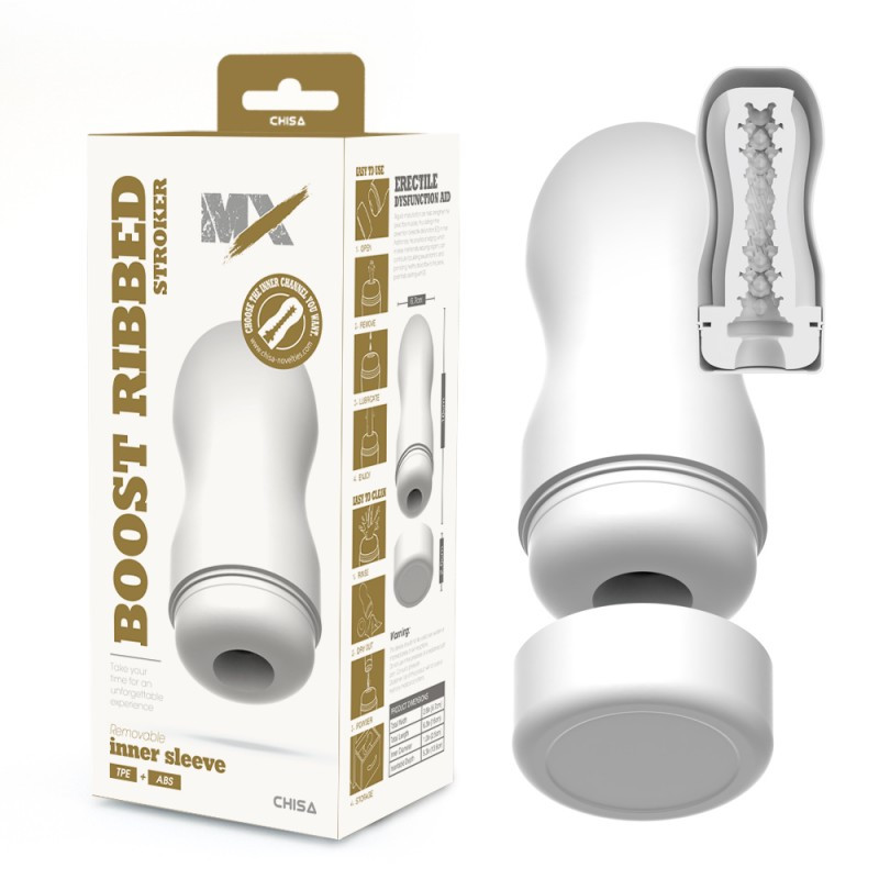 Мастурбатор для мужчин MX Boost Ribbed Stroker, фото 1