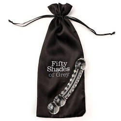 Скляний фаллоїмітатор Fifty Shades Grey Drive Me Crazy Glass Massage Wand, 17,8х3,6 см