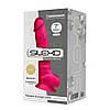Двошаровий фалоімітатор Silexd Johnny Pink Premium Silicone Dildo, фото 4