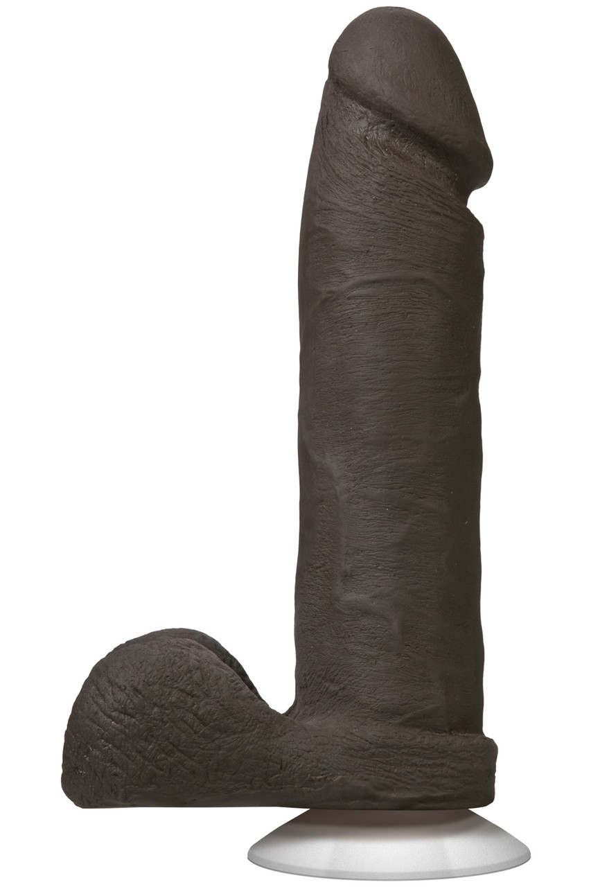 Реалістичний фалоімітатор Doc Johnson The Realistic Cock 8 inch Black - ULTRASKYN