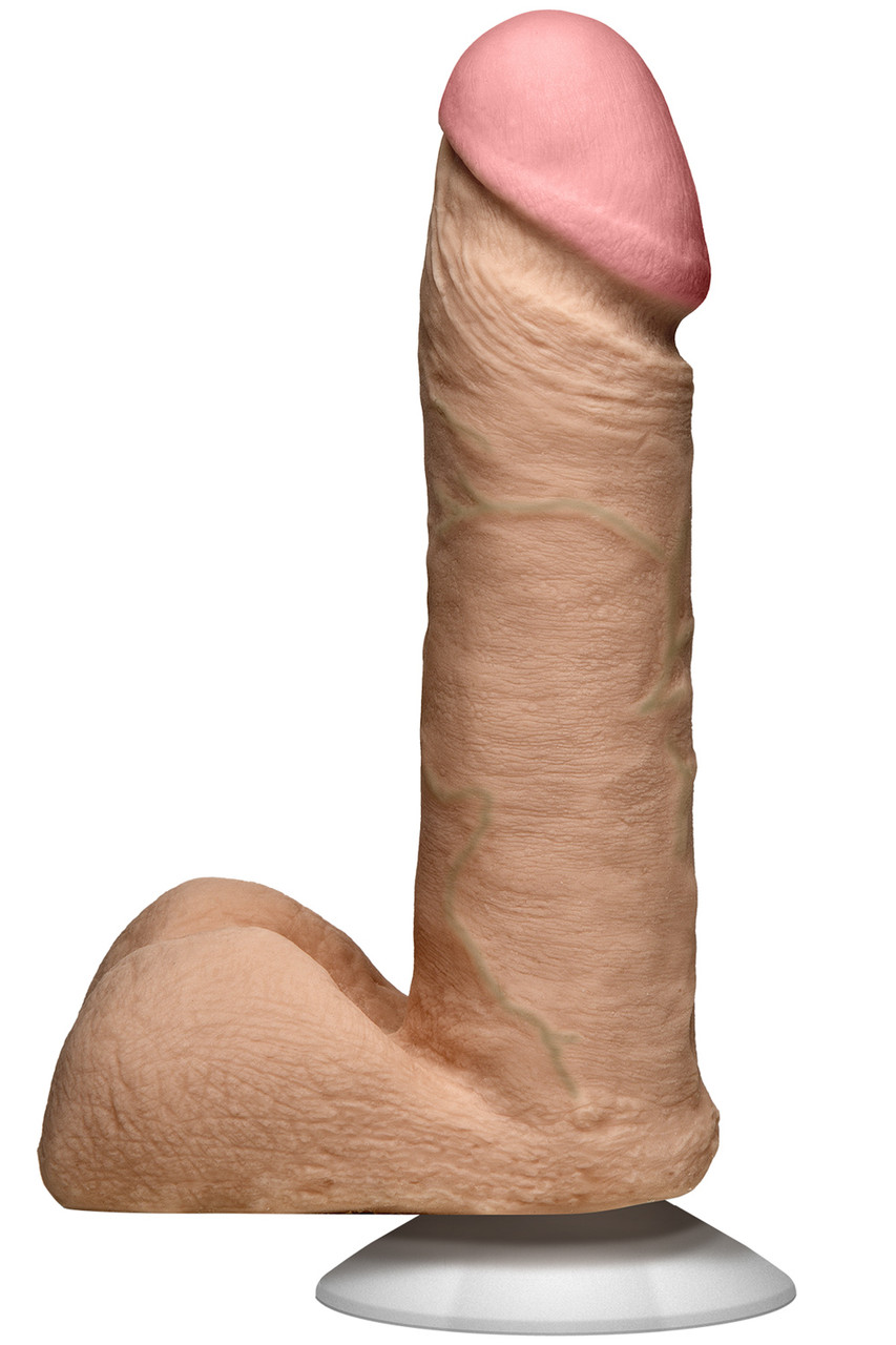 Фалоімітатор з мошонкою Doc Johnson The Realistic Cock 6 inch White - ULTRASKYN