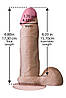Фалоімітатор з мошонкою Doc Johnson The Realistic Cock 6 inch White - ULTRASKYN, фото 3