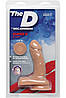 Маленький фалоімітатор Doc Johnson The D - Super D - 6 Inch With Balls - ULTRASKYN, фото 3