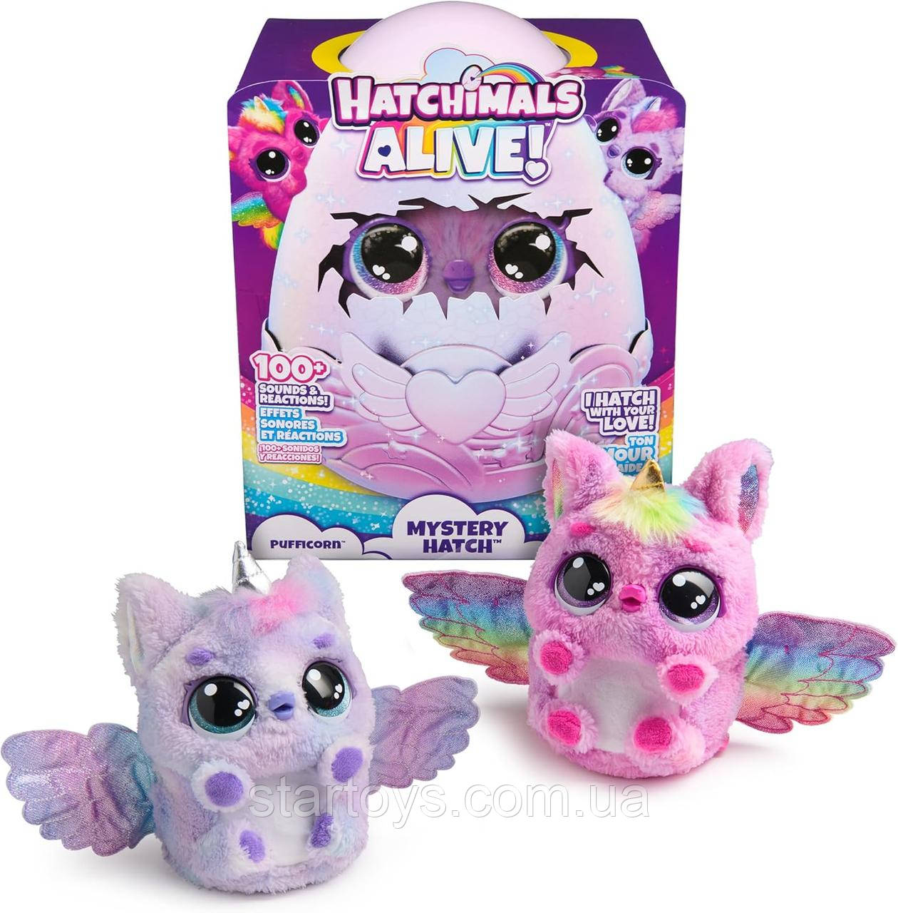 Іграшка-сюрприз Hatchimals Mystery Hatch Pufficorn Інтерактивна Паффі в яйці