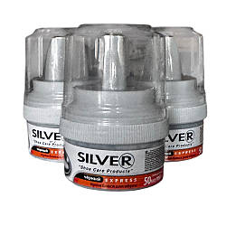 Крем для взуття Silver, чорний