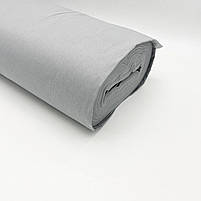 Турецька бавовняна тканина ранфорс сірий No55 240 см, фото 2