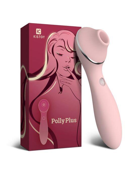 Вакуумний вібратор KisToy Polly Plus Pink, фото 1